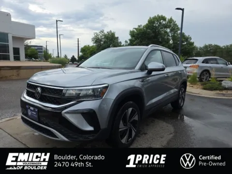Silver 2023 Volkswagen Taos 1.5T SE for sale in Boulder, CO