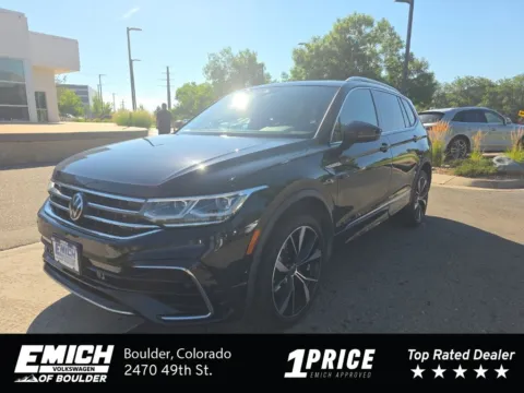 Black 2023 Volkswagen Tiguan 2.0T SEL R-Line for sale in Boulder, CO
