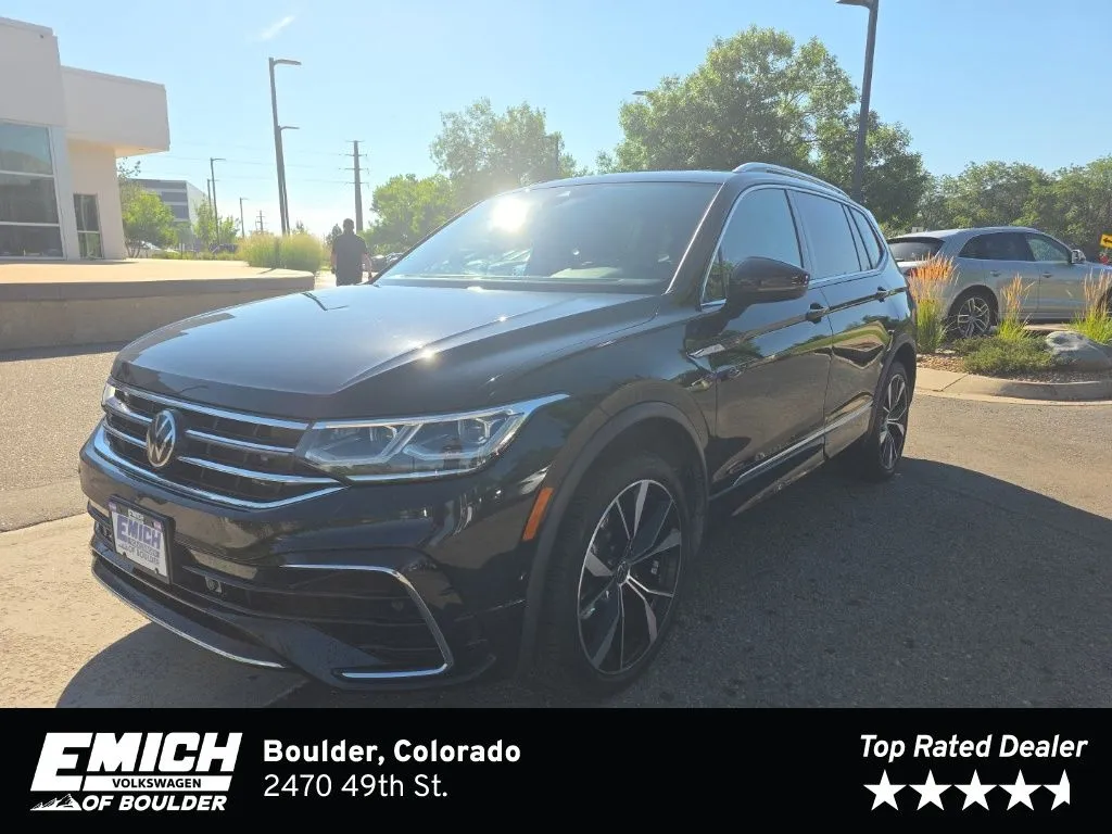 Black 2023 Volkswagen Tiguan 2.0T SEL R-Line for sale in Boulder, CO