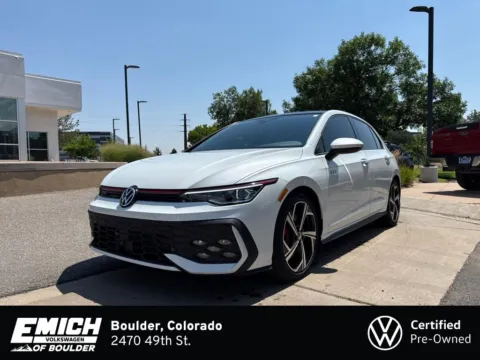 White 2025 Volkswagen Golf GTI 2.0T SE for sale in Boulder, CO