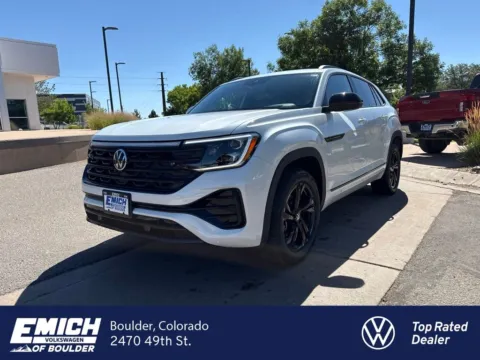 White 2026 Volkswagen Atlas Cross Sport 2.0T SEL R-Line Black for sale in Boulder, CO