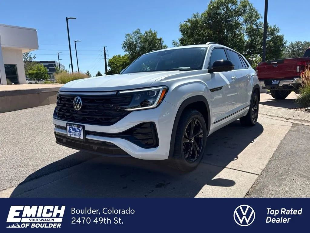 White 2026 Volkswagen Atlas Cross Sport 2.0T SEL R-Line Black for sale in Boulder, CO