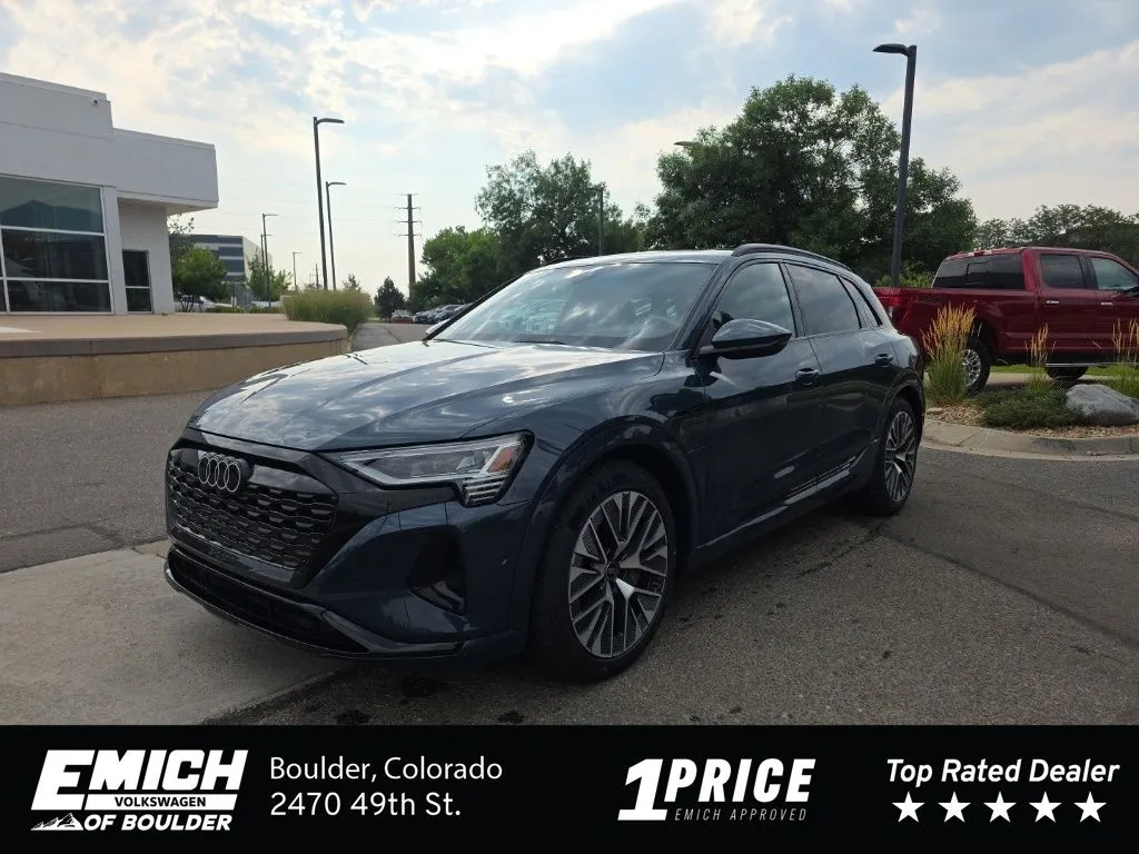 Blue 2024 Audi Q8 e-tron Prestige for sale in Boulder, CO
