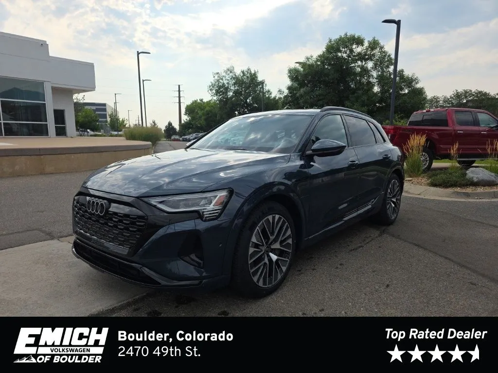 Blue 2024 Audi Q8 e-tron Prestige for sale in Boulder, CO
