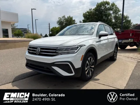 White 2023 Volkswagen Tiguan 2.0T S for sale in Boulder, CO