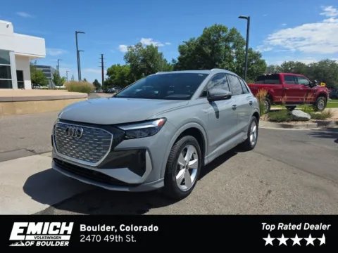 Gray 2023 Audi Q4 e-tron Premium for sale in Boulder, CO
