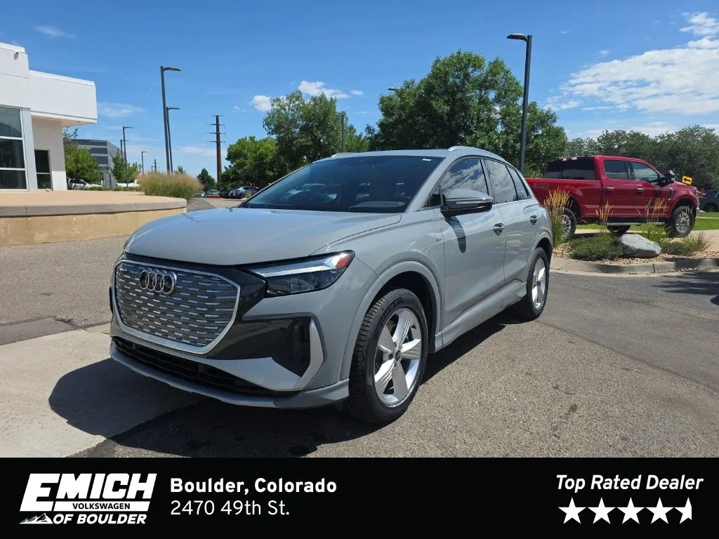 Gray 2023 Audi Q4 e-tron Premium for sale in Boulder, CO