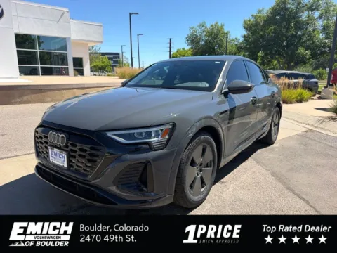 Gray 2024 Audi Q8 Sportback e-tron Premium for sale in Boulder, CO