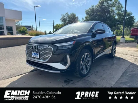 Black 2023 Audi Q4 Sportback e-tron Premium Plus for sale in Boulder, CO
