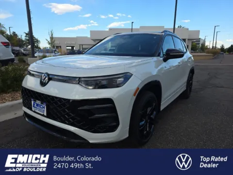 White 2026 Volkswagen Tiguan SE R-Line Black for sale in Boulder, CO
