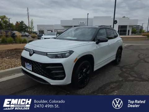 White 2026 Volkswagen Tiguan SE R-Line Black for sale in Boulder, CO