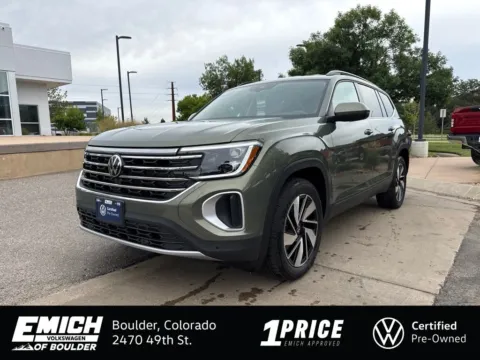 Green 2026 Volkswagen Atlas 2.0T SE w/Technology for sale in Boulder, CO