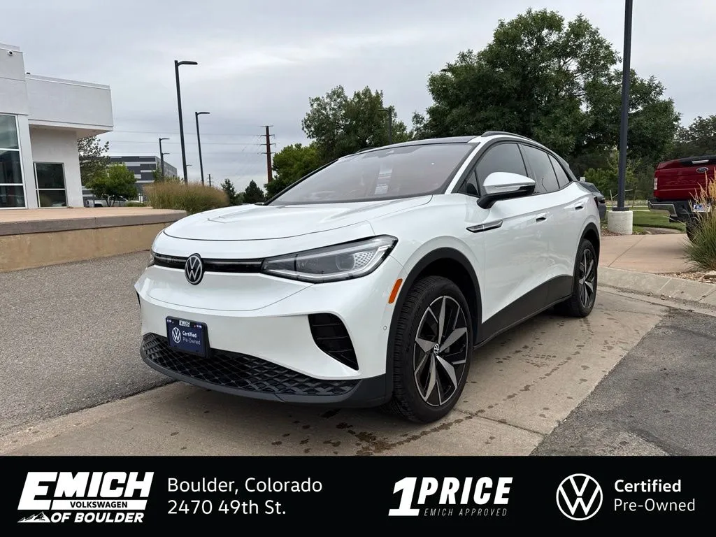White 2023 Volkswagen ID.4 Pro S for sale in Boulder, CO