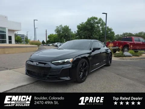 Black 2023 Audi e-tron GT Premium Plus for sale in Boulder, CO