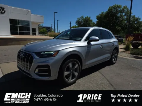Silver 2023 Audi Q5 40 Premium Plus for sale in Boulder, CO
