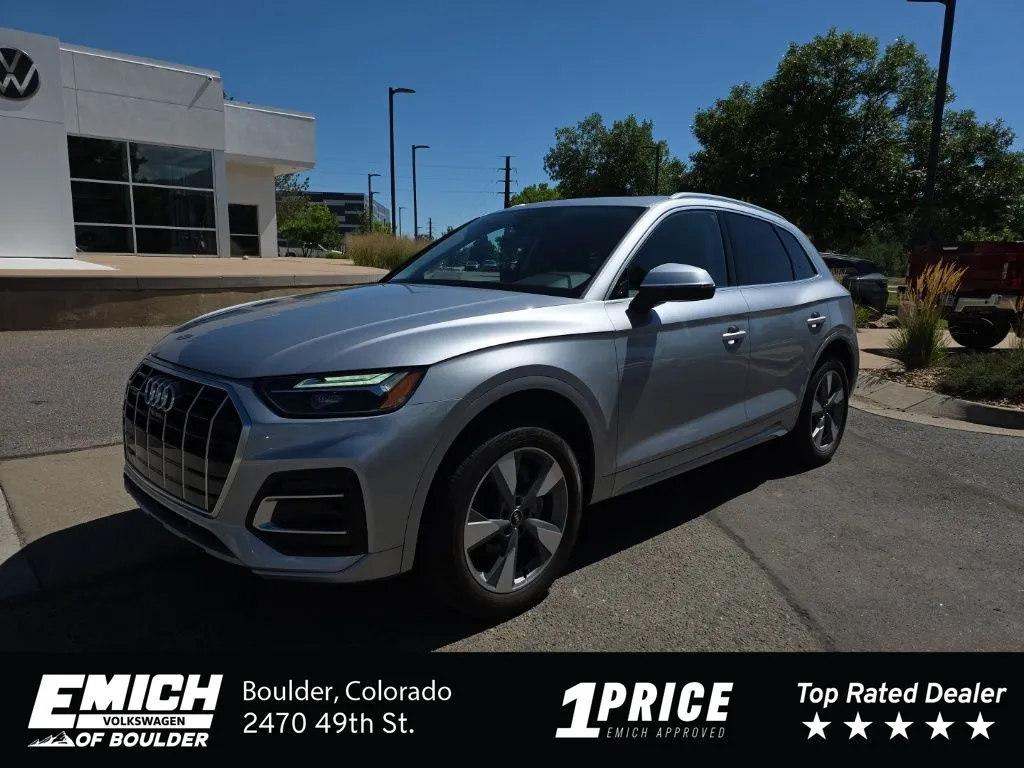 Silver 2023 Audi Q5 40 Premium Plus for sale in Boulder, CO