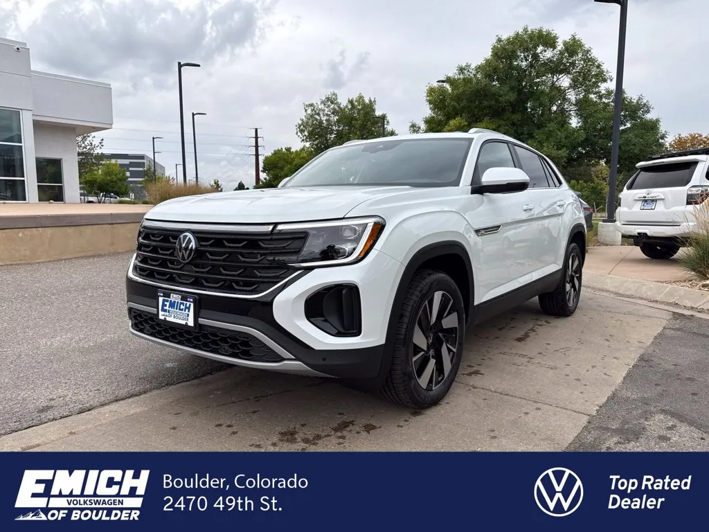 White 2026 Volkswagen Atlas Cross Sport SE w/Technology for sale in Boulder, CO