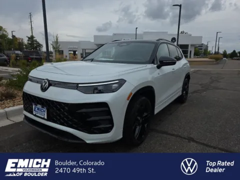 White 2026 Volkswagen Tiguan SE R-Line Black for sale in Boulder, CO