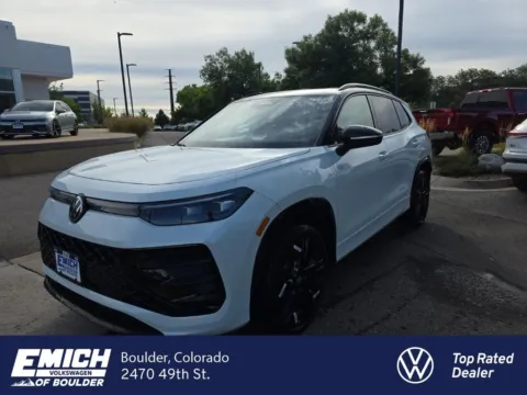 White 2026 Volkswagen Tiguan SE R-Line Black for sale in Boulder, CO