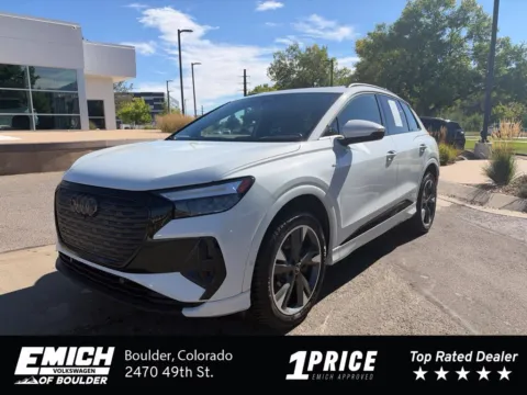 White 2024 Audi Q4 e-tron Premium Plus for sale in Boulder, CO