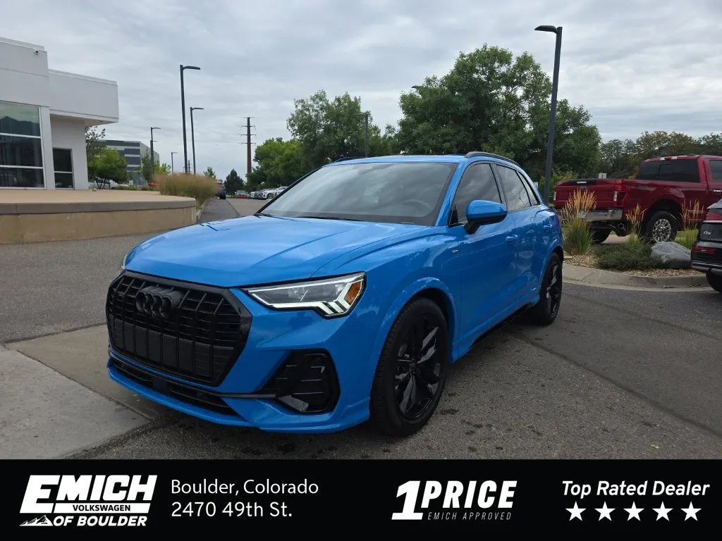 Blue 2023 Audi Q3 Premium Plus for sale in Boulder, CO