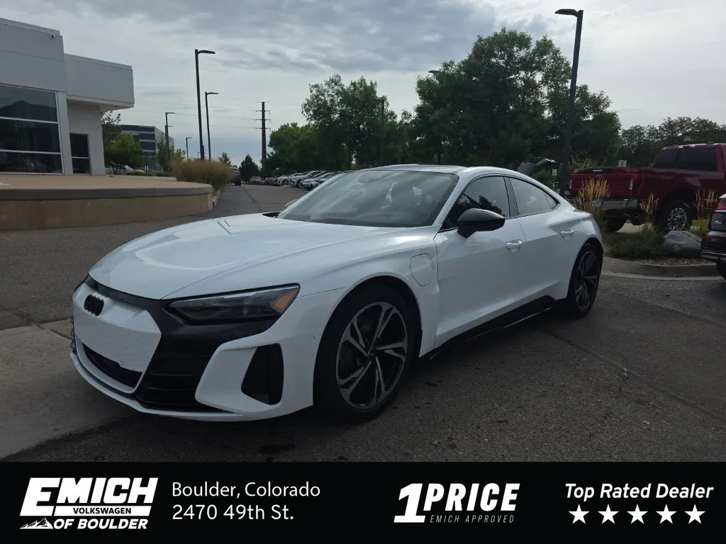 White 2023 Audi e-tron GT Prestige for sale in Boulder, CO