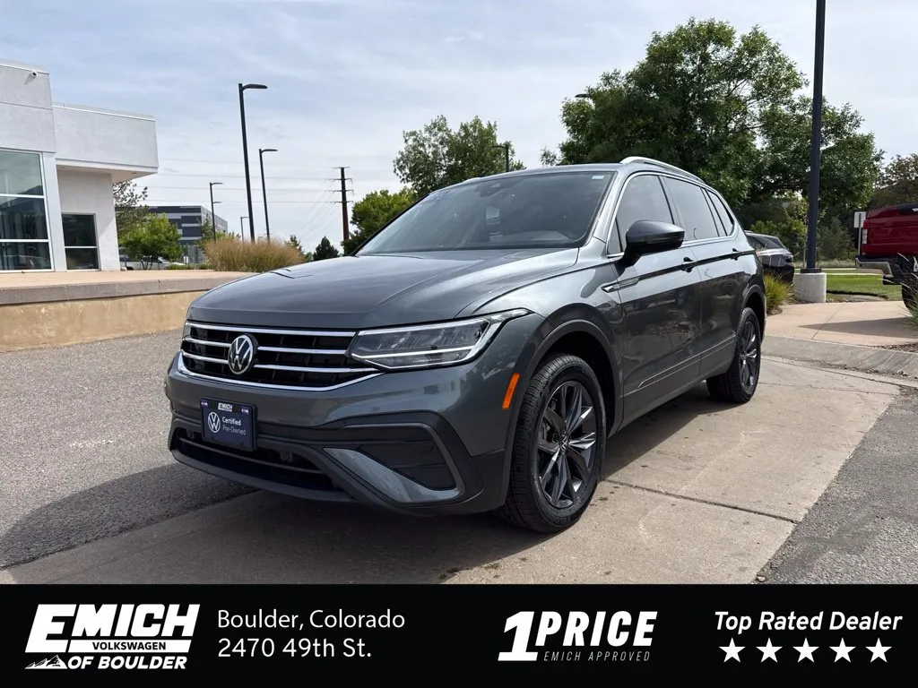 Gray 2022 Volkswagen Tiguan 2.0T SE for sale in Boulder, CO