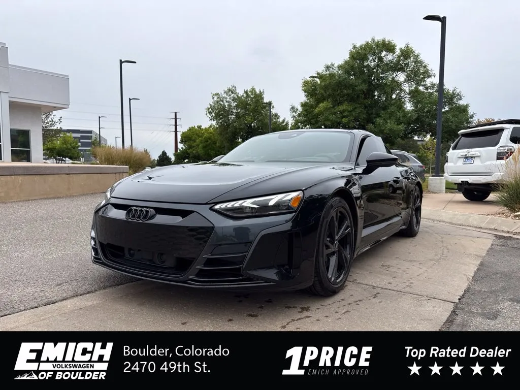 Black 2023 Audi e-tron GT Premium Plus for sale in Boulder, CO