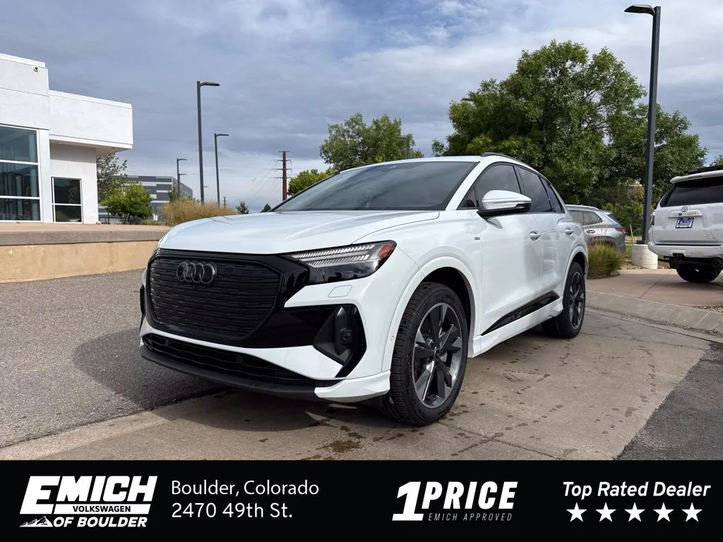 White 2024 Audi Q4 e-tron Prestige for sale in Boulder, CO