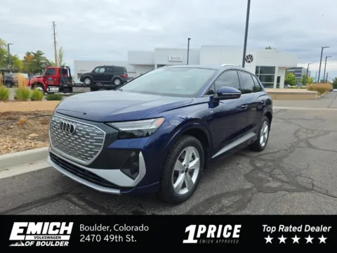 Blue 2023 Audi Q4 e-tron Prestige for sale in Boulder, CO