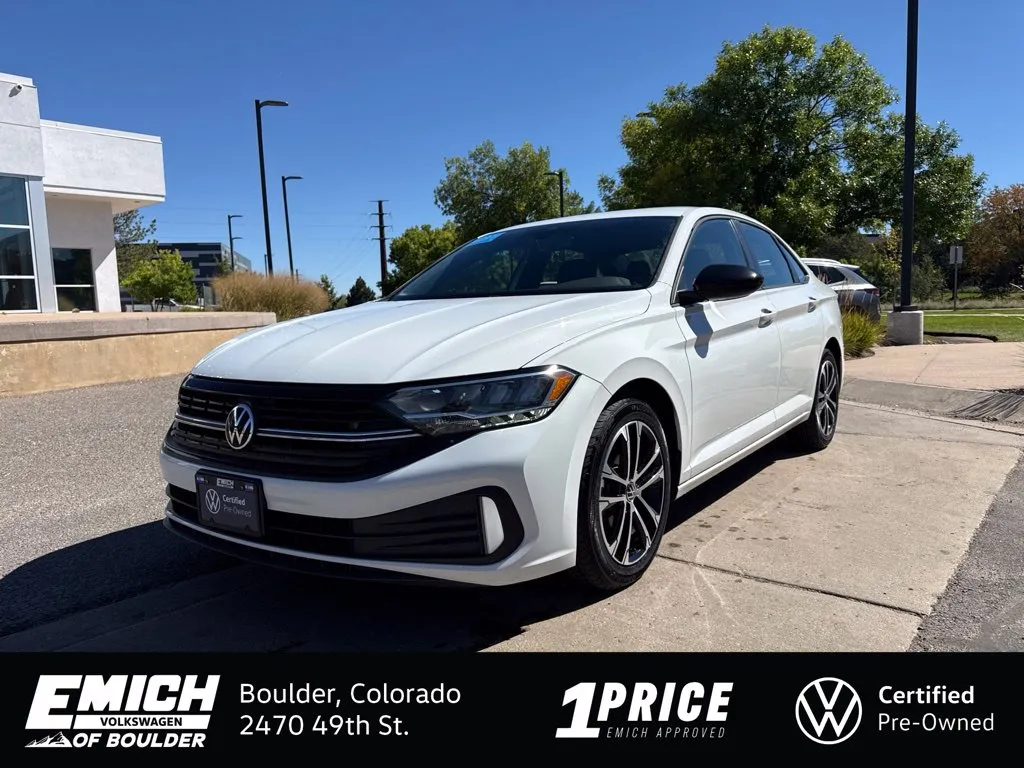 White 2023 Volkswagen Jetta 1.5T Sport for sale in Boulder, CO