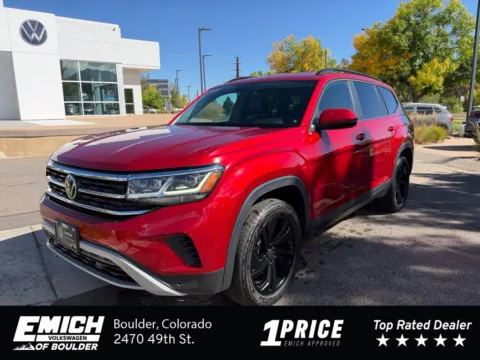Red 2023 Volkswagen Atlas 2.0T SE w/Technology for sale in Boulder, CO