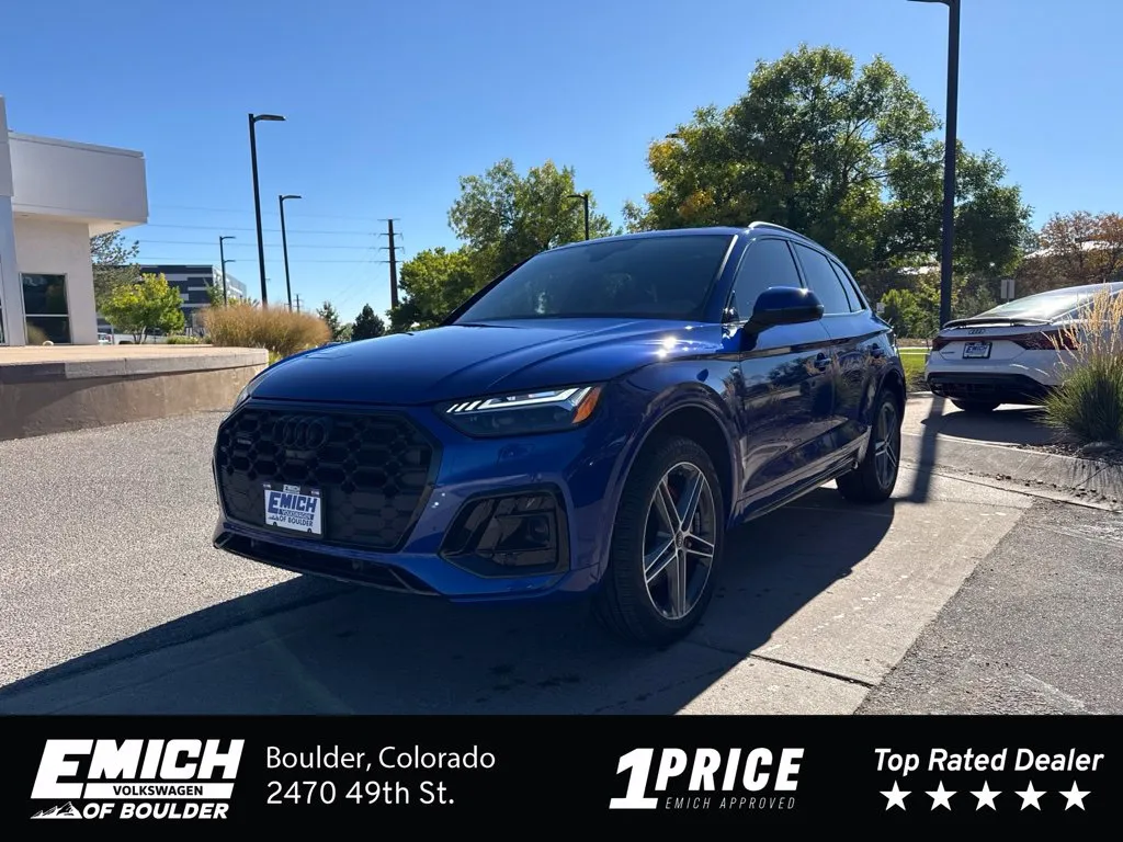 Blue 2024 Audi Q5 e 55 Prestige for sale in Boulder, CO