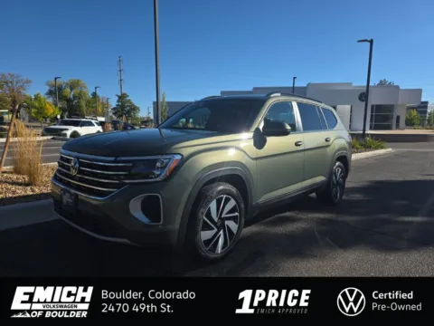 Green 2026 Volkswagen Atlas SE w/Technology for sale in Boulder, CO
