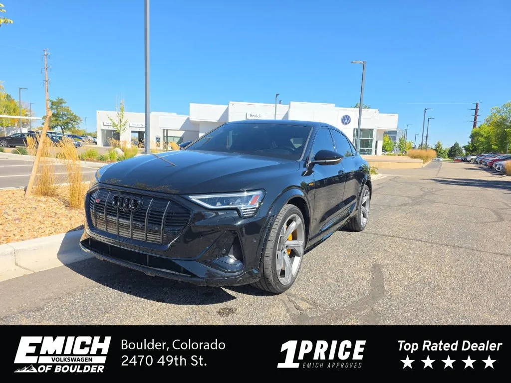 Black 2023 Audi e-tron S Sportback Prestige for sale in Boulder, CO
