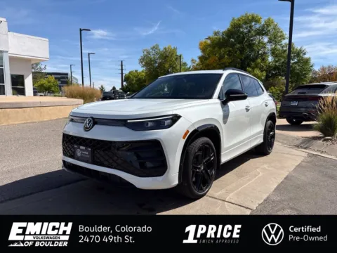 White 2026 Volkswagen Tiguan SE R-Line Black for sale in Boulder, CO