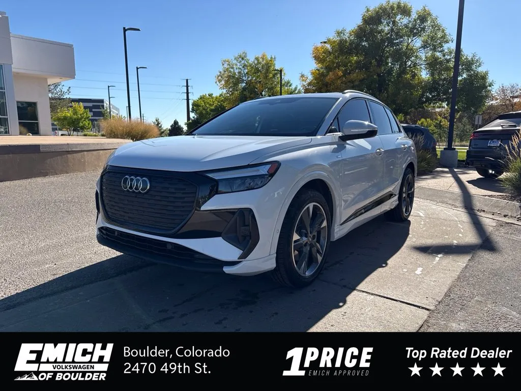 White 2024 Audi Q4 e-tron Premium Plus for sale in Boulder, CO