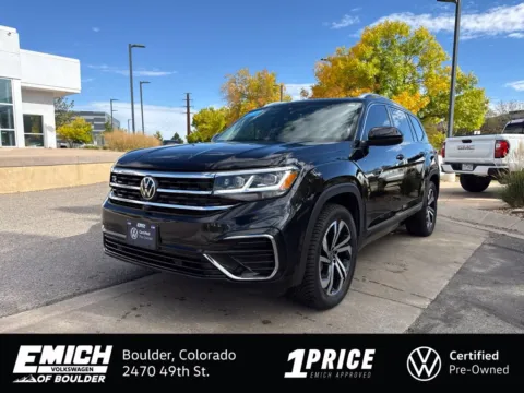 Black 2023 Volkswagen Atlas 3.6L V6 SEL Premium R-Line for sale in Boulder, CO