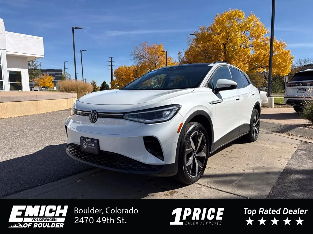White 2023 Volkswagen ID.4 Pro S for sale in Boulder, CO