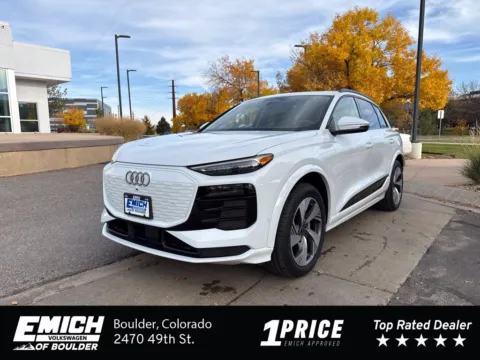 White 2025 Audi Q6 e-tron Premium Plus for sale in Boulder, CO