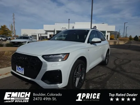 White 2024 Audi Q5 e 55 Prestige for sale in Boulder, CO
