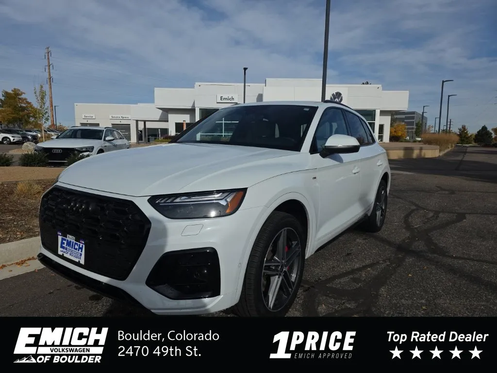 White 2024 Audi Q5 e 55 Prestige for sale in Boulder, CO