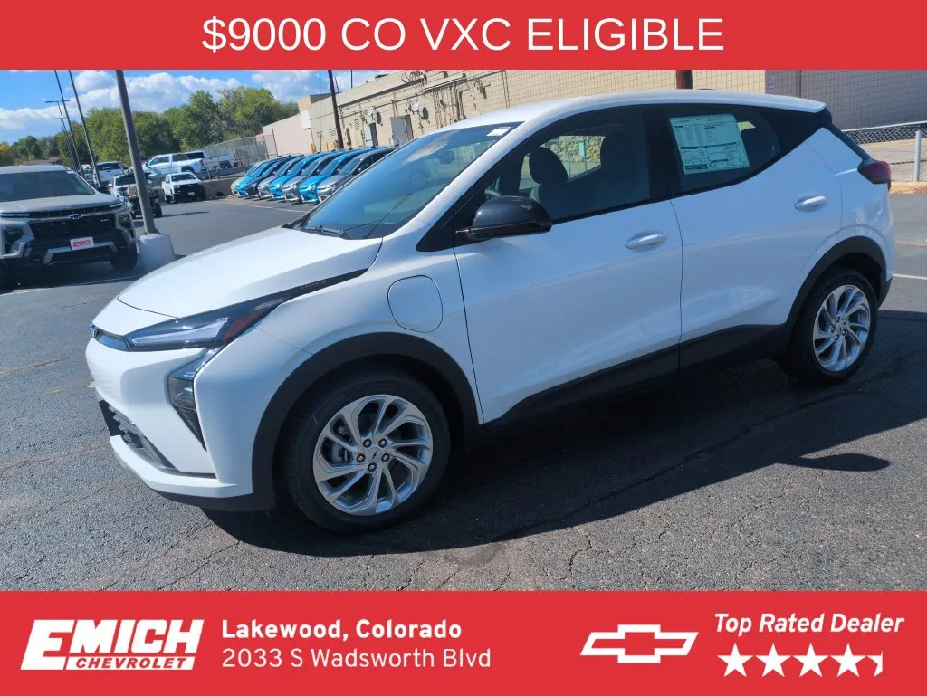White 2027 Chevrolet Bolt EV LT for sale in Lakewood, CO