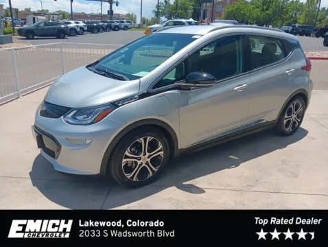 Silver 2018 Chevrolet Bolt EV Premier for sale in Lakewood, CO