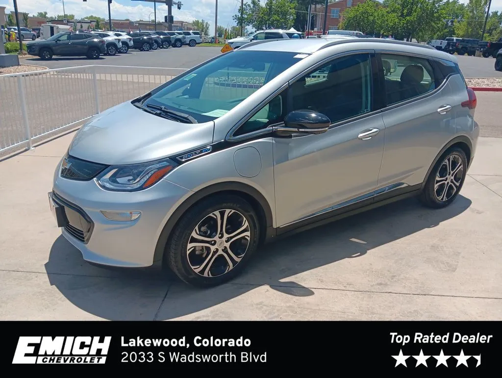 Silver 2018 Chevrolet Bolt EV Premier for sale in Lakewood, CO