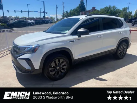 White 2023 Volkswagen Taos 1.5T S for sale in Lakewood, CO