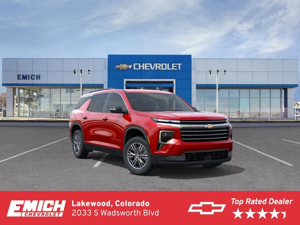 Red 2026 Chevrolet Traverse LT for sale in Lakewood, CO