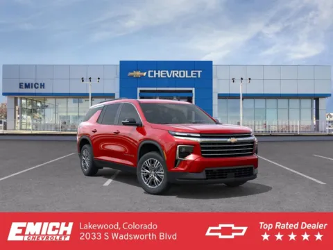 Red 2026 Chevrolet Traverse LT for sale in Lakewood, CO