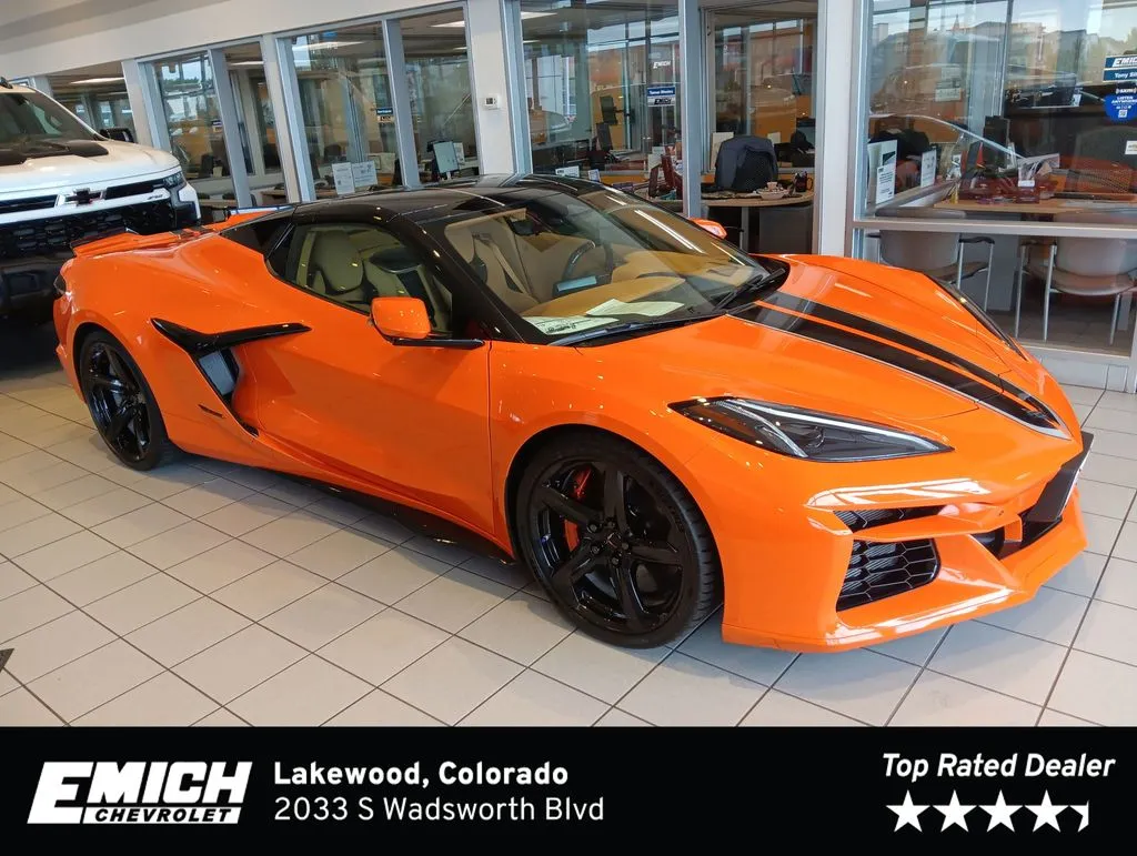 Orange 2024 Chevrolet Corvette E-Ray for sale in Lakewood, CO