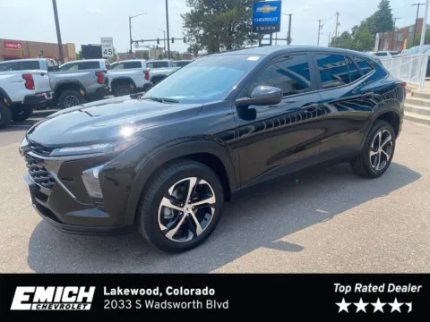 Black 2025 Chevrolet Trax 1RS for sale in Lakewood, CO